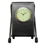 xmas0016 Pen Holder Desk Clock