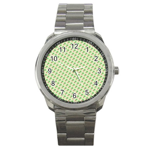 xmas0016 Sport Metal Watch from ArtsNow.com Front