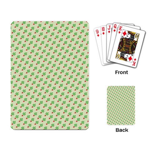 xmas0016 Playing Cards Single Design from ArtsNow.com Back