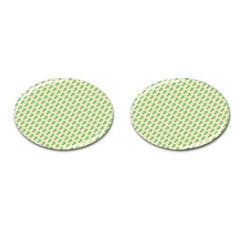 xmas0016 Cufflinks (Oval) from ArtsNow.com Front(Pair)