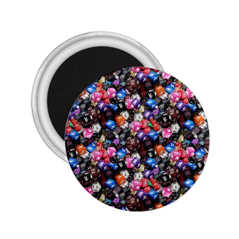 d20 Dice 2.25  Magnet from ArtsNow.com Front