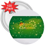 sxmas01 3  Button (100 pack)