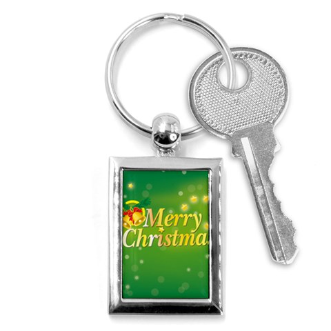 sxmas01 Key Chain (Rectangle) from ArtsNow.com Front