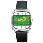 sxmas01 Square Metal Watch