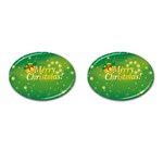 sxmas01 Cufflinks (Oval)