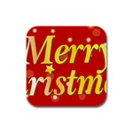 sxmas02 Rubber Square Coaster (4 pack)