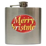 sxmas02 Hip Flask (6 oz)