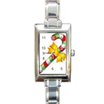 sxmas04 Rectangular Italian Charm Watch