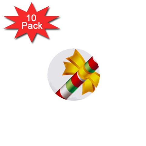 sxmas04 1  Mini Button (10 pack)  from ArtsNow.com Front
