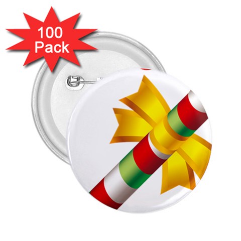 sxmas04 2.25  Button (100 pack) from ArtsNow.com Front