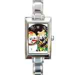 sxmas07 Rectangular Italian Charm Watch