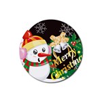 sxmas07 Rubber Coaster (Round)