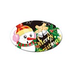 sxmas07 Sticker Oval (100 pack)