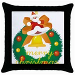 sxmas08 Throw Pillow Case (Black)