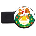 sxmas08 USB Flash Drive Round (4 GB)