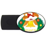 sxmas08 USB Flash Drive Oval (4 GB)