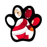 sxmas09 Magnet (Paw Print)