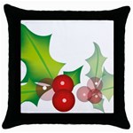 sxmas10 Throw Pillow Case (Black)