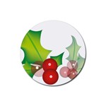 sxmas10 Rubber Round Coaster (4 pack)