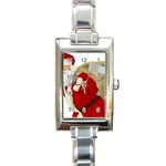 sxmas11 Rectangular Italian Charm Watch