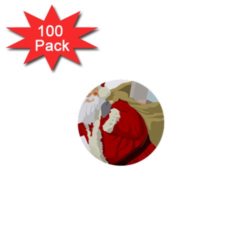 sxmas11 1  Mini Button (100 pack)  from ArtsNow.com Front