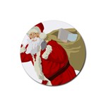 sxmas11 Rubber Round Coaster (4 pack)