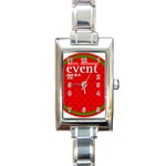 sxmas12 Rectangular Italian Charm Watch