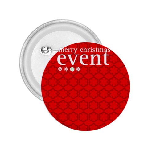 sxmas12 2.25  Button from ArtsNow.com Front