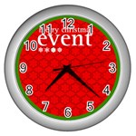 sxmas12 Wall Clock (Silver)