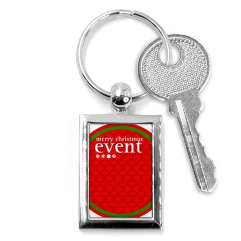 sxmas12 Key Chain (Rectangle) from ArtsNow.com Front