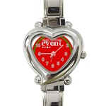 sxmas12 Heart Italian Charm Watch