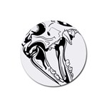 bone005 Rubber Round Coaster (4 pack)