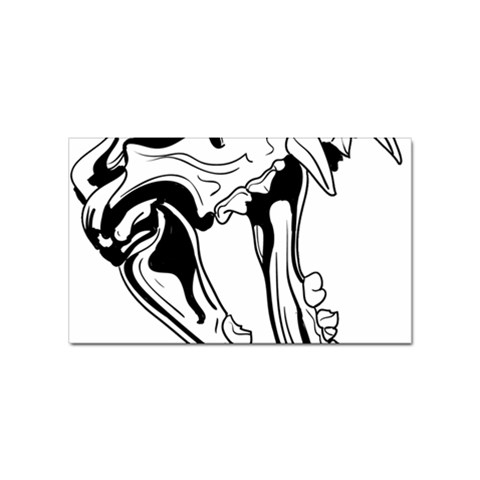 bone005 Sticker Rectangular (10 pack) from ArtsNow.com Front