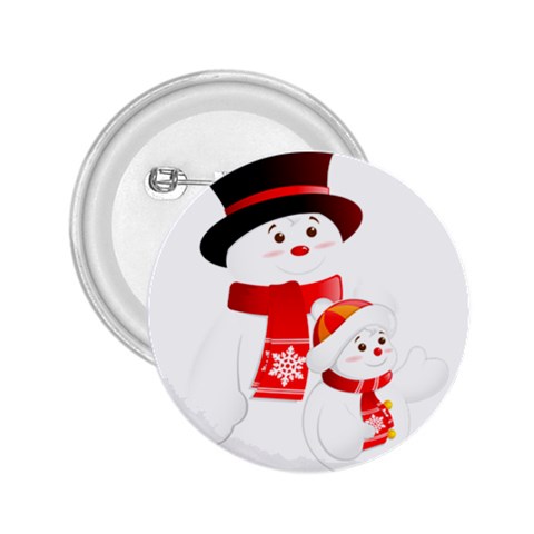 sxmas020 2.25  Button from ArtsNow.com Front