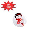 sxmas020 1  Mini Magnet (10 pack) 