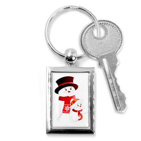 sxmas020 Key Chain (Rectangle) from ArtsNow.com Front