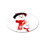 sxmas020 Sticker Oval (10 pack)