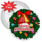 sxmas018 3  Button (10 pack)