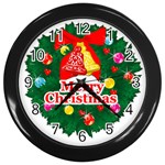 sxmas018 Wall Clock (Black)