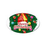 sxmas018 Sticker Oval (10 pack)