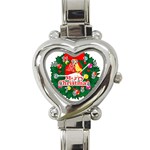 sxmas018 Heart Italian Charm Watch