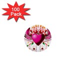 heart005 1  Mini Button (100 pack) 