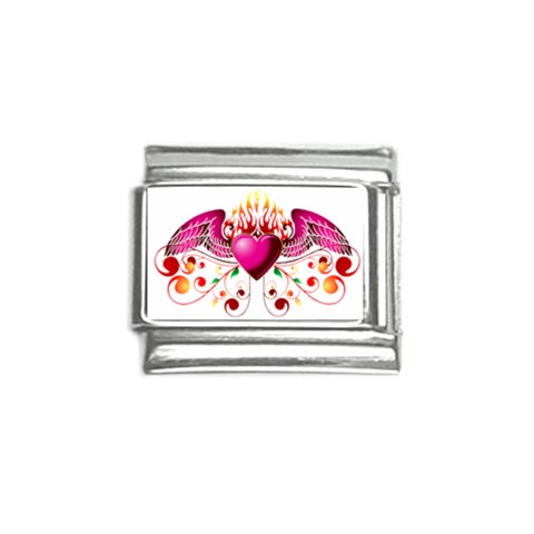 heart005 Italian Charm (9mm) from ArtsNow.com Front