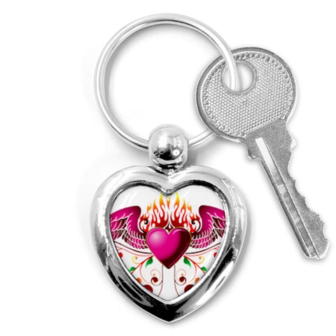 heart005 Key Chain (Heart) from ArtsNow.com Front