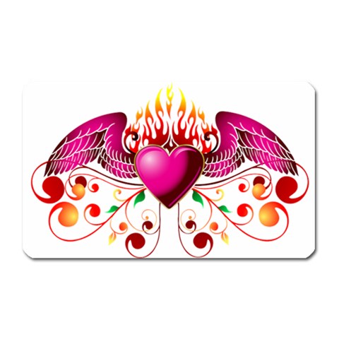 heart005 Magnet (Rectangular) from ArtsNow.com Front