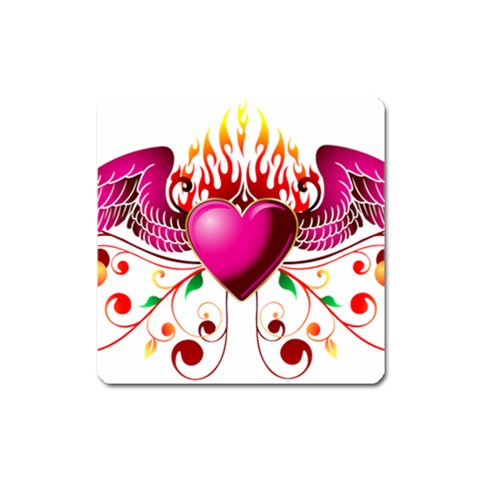 heart005 Magnet (Square) from ArtsNow.com Front