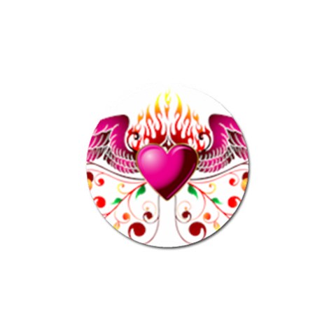 heart005 Golf Ball Marker (4 pack) from ArtsNow.com Front