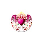 heart005 Golf Ball Marker (4 pack)