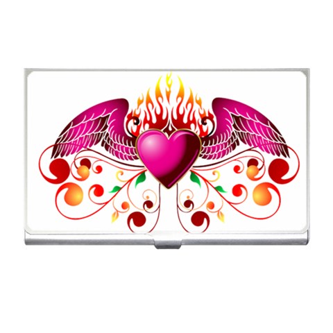 heart005 Business Card Holder from ArtsNow.com Front