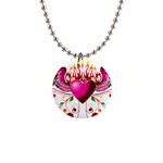 heart005 1  Button Necklace